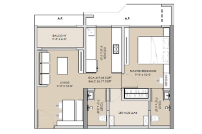 1 BHK Layout